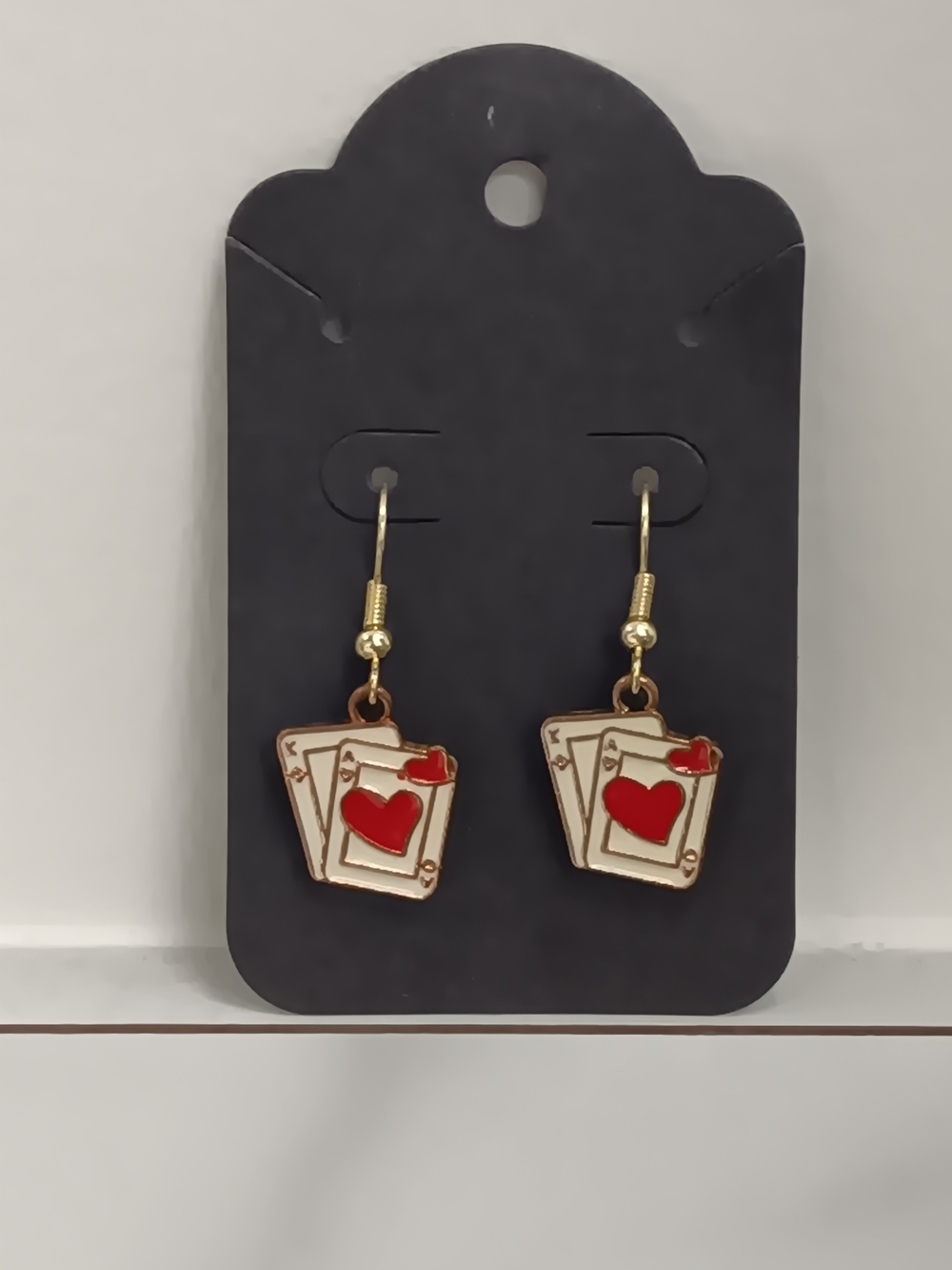 Handmade Playing Card Dangle/Drop Earrings